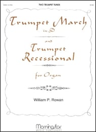 Trumpet March and Trumpet Recession Organ sheet music cover Thumbnail
